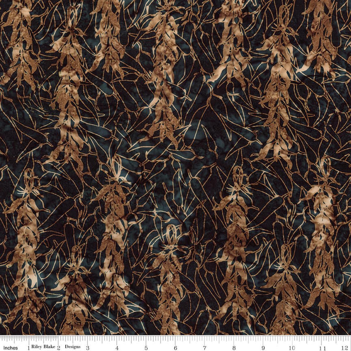 Places You'll Go - Western Reflections Batiks - Smoky Teal