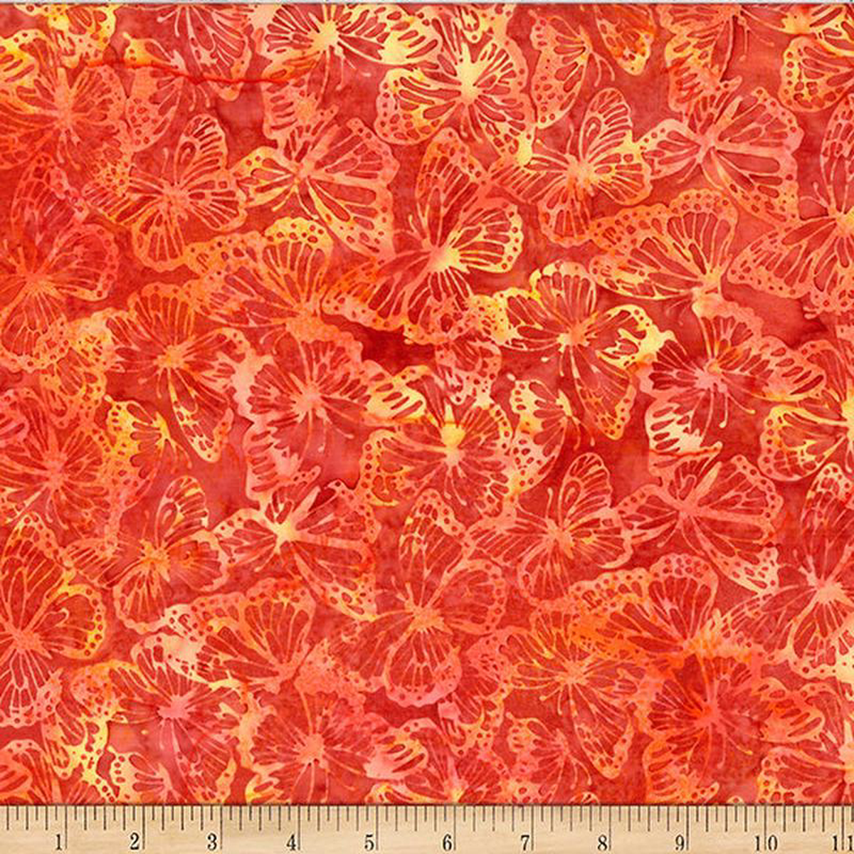 Fabric Hoffman Yam Monarch Migration Bali Batiks by the Quarter Yard 570