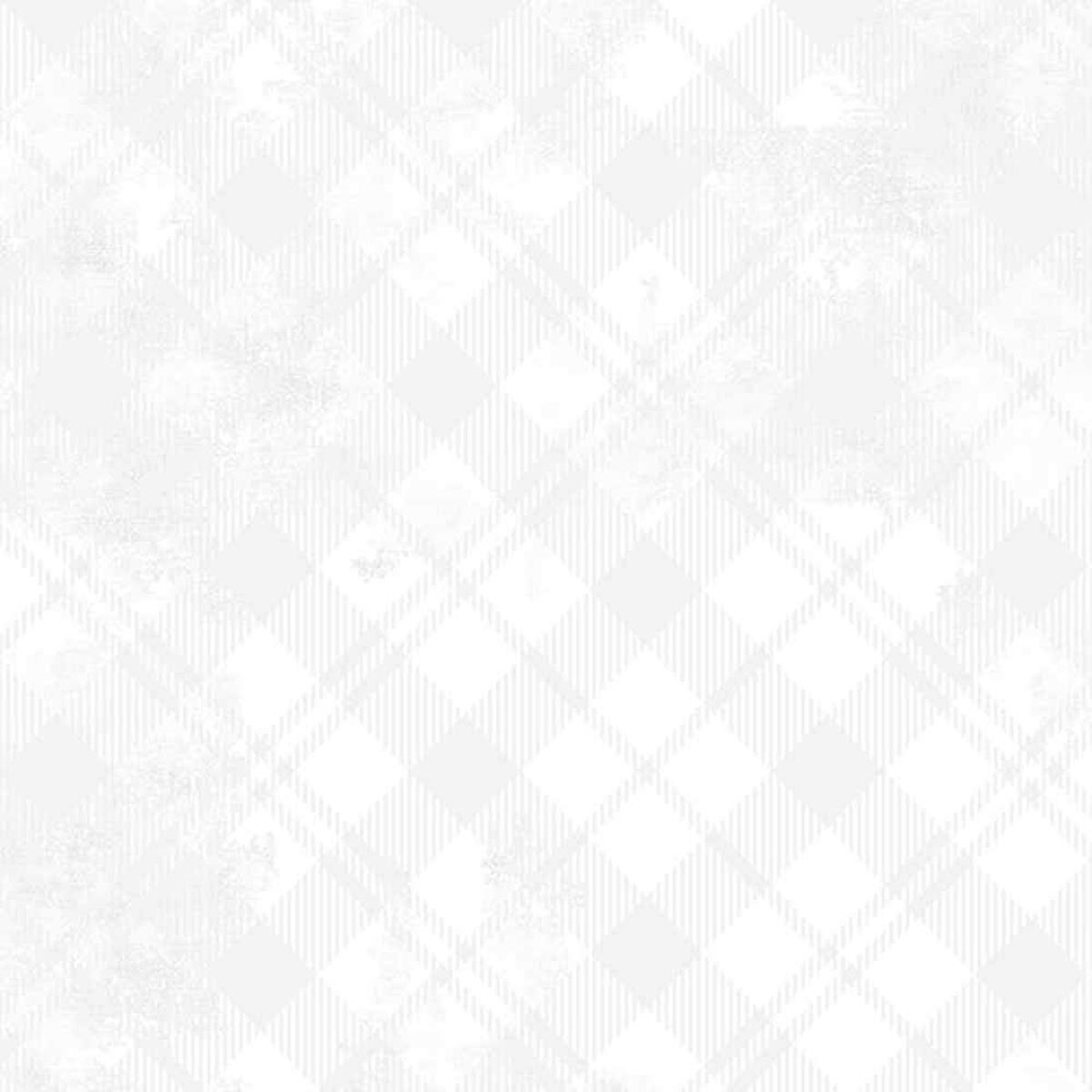 Wilmington Prints - Dry Brush Plaid - White On White - Yardage