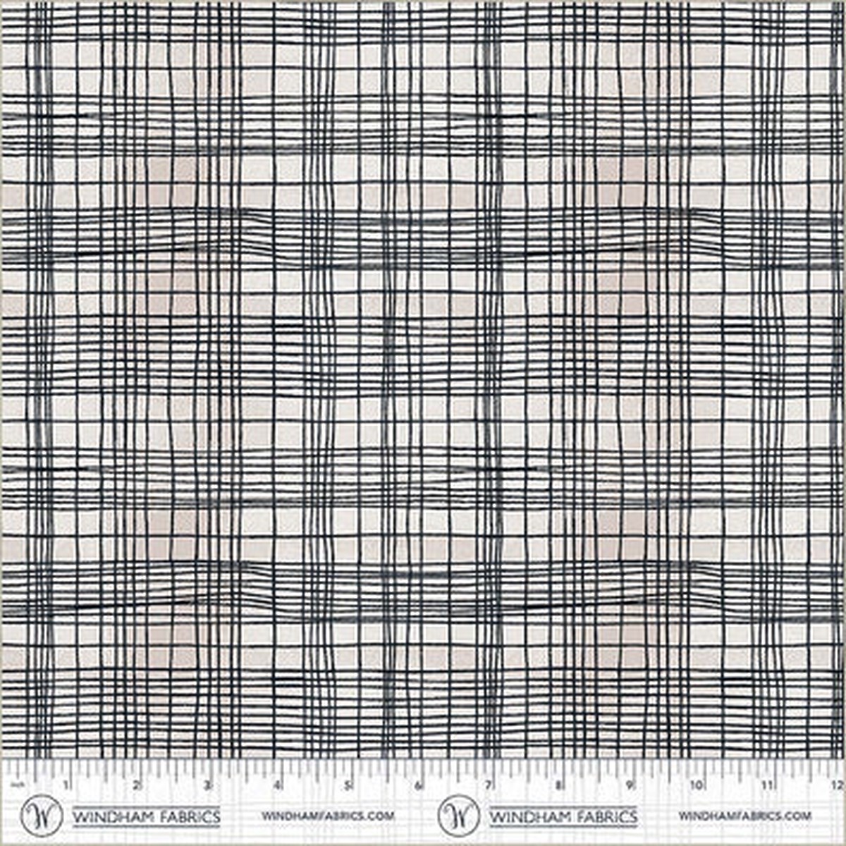 String Theory Plaid Cosmic Web Cotton 43/44" Fabric Per Yard