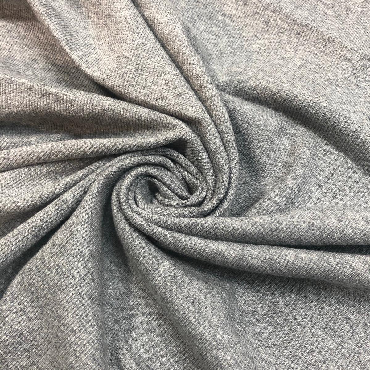 Staycation Grey - Cotton 1x1 Rib Knit - Grey - 1.85M Bundle