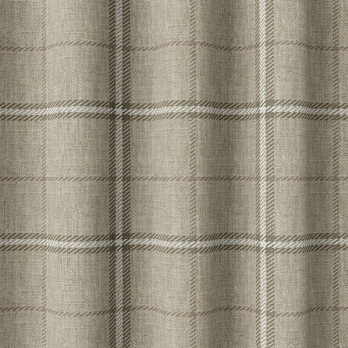 'Easy Sanctuary' Fabric by the Yard (Grey-Beige/ Brown)