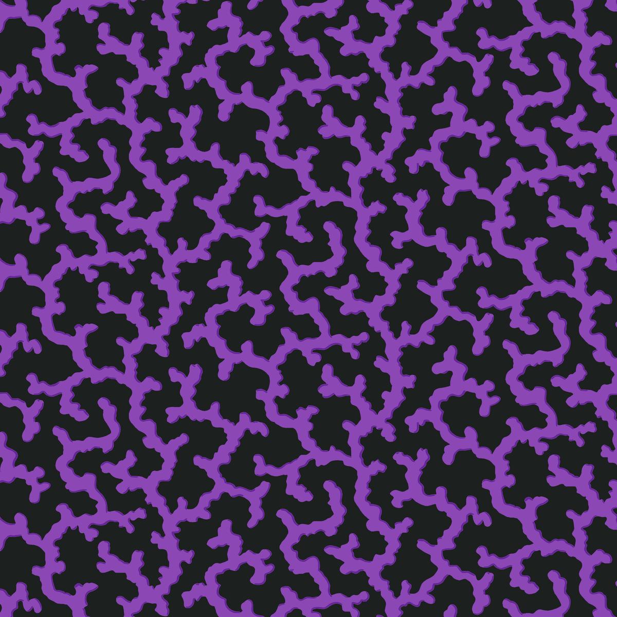 February 2024 | Coral - Purple by Kaffe Fassett for Free Spirit