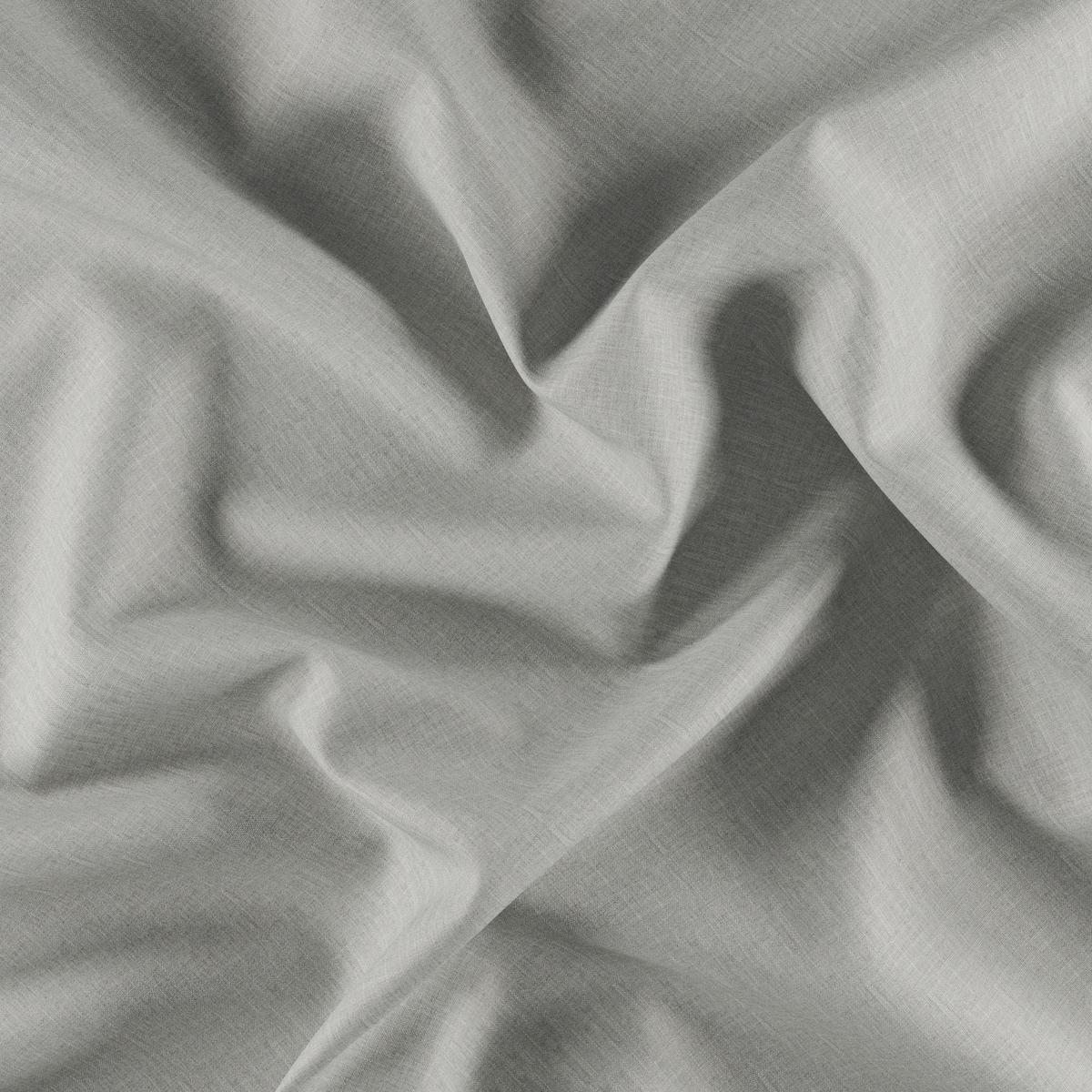 JF Fabrics MIDNIGHT 93 Fabric Plain Grey,Silver Blackout, Linen Texture - 8165093 J8691