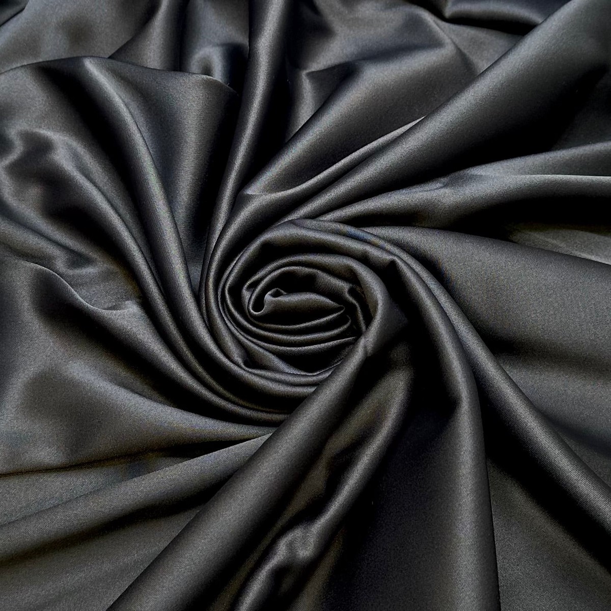 Sewing Until The Sun Sets - Polyester Blend Woven - Dark Grey - 2.15M Bundle