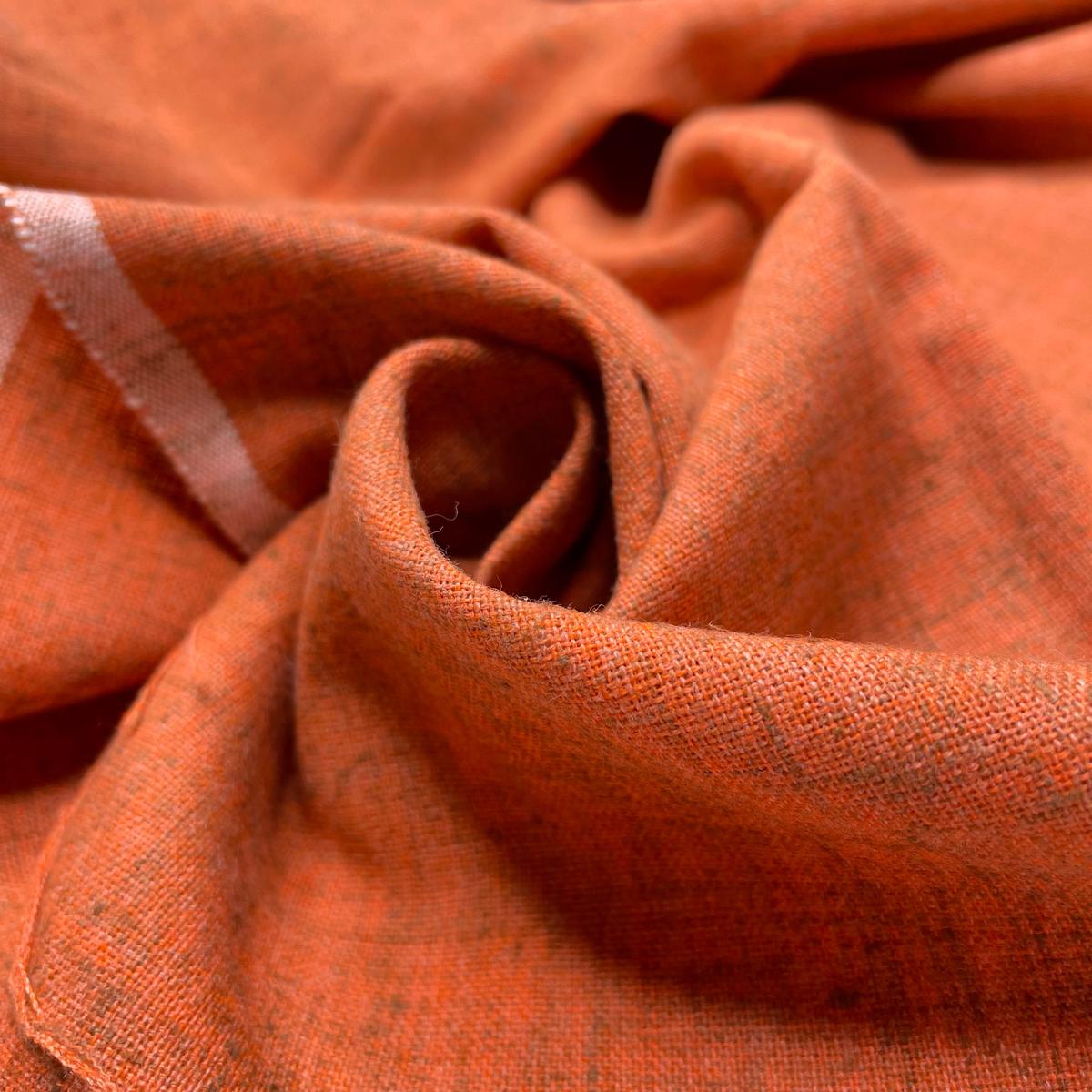 Orangutan Orange - Cotton Blend Woven - Orange - 0.5M Bundle