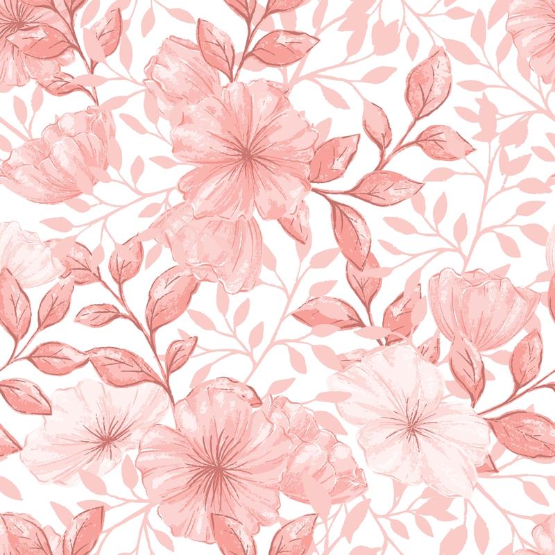 Country Flowers Pattern 30 Quilting Cotton Fabric