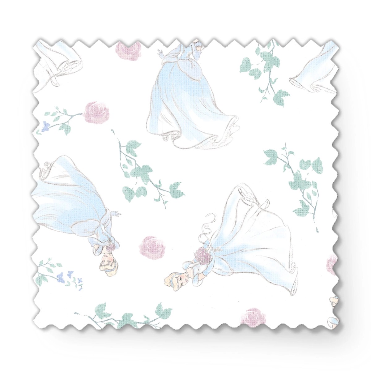 Disney Cinderella Roses & Romance Fabric