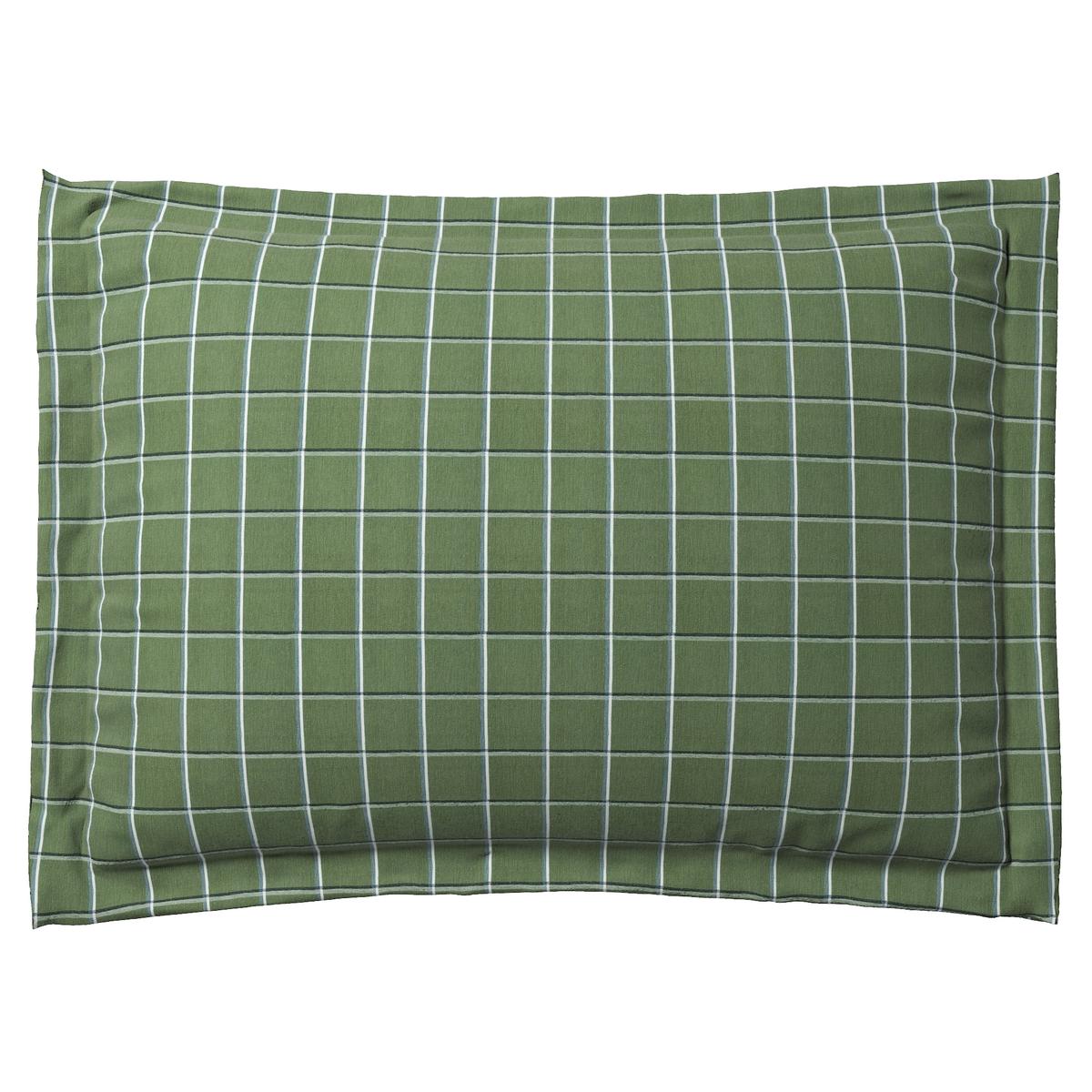 Pillow Sham in Check With Me - Pine