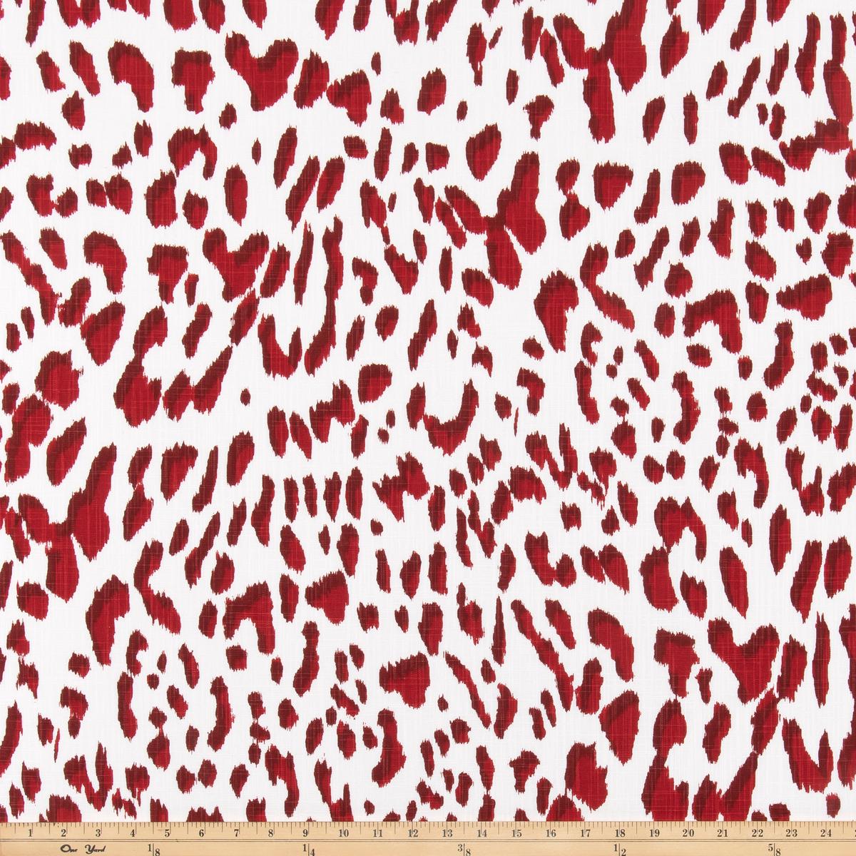 Lawson Lipstick Slub Canvas Fabric By Premier Prints