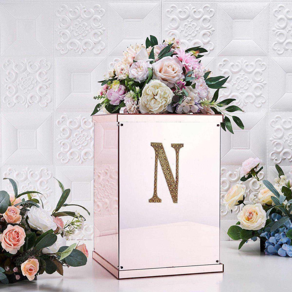 Decorative Rhinestone Alphabet 8221N8221 Letter Stickers 68221 Gold Glitter Adhesive Craft Letters 8211 DIY Sparkle Embellishments