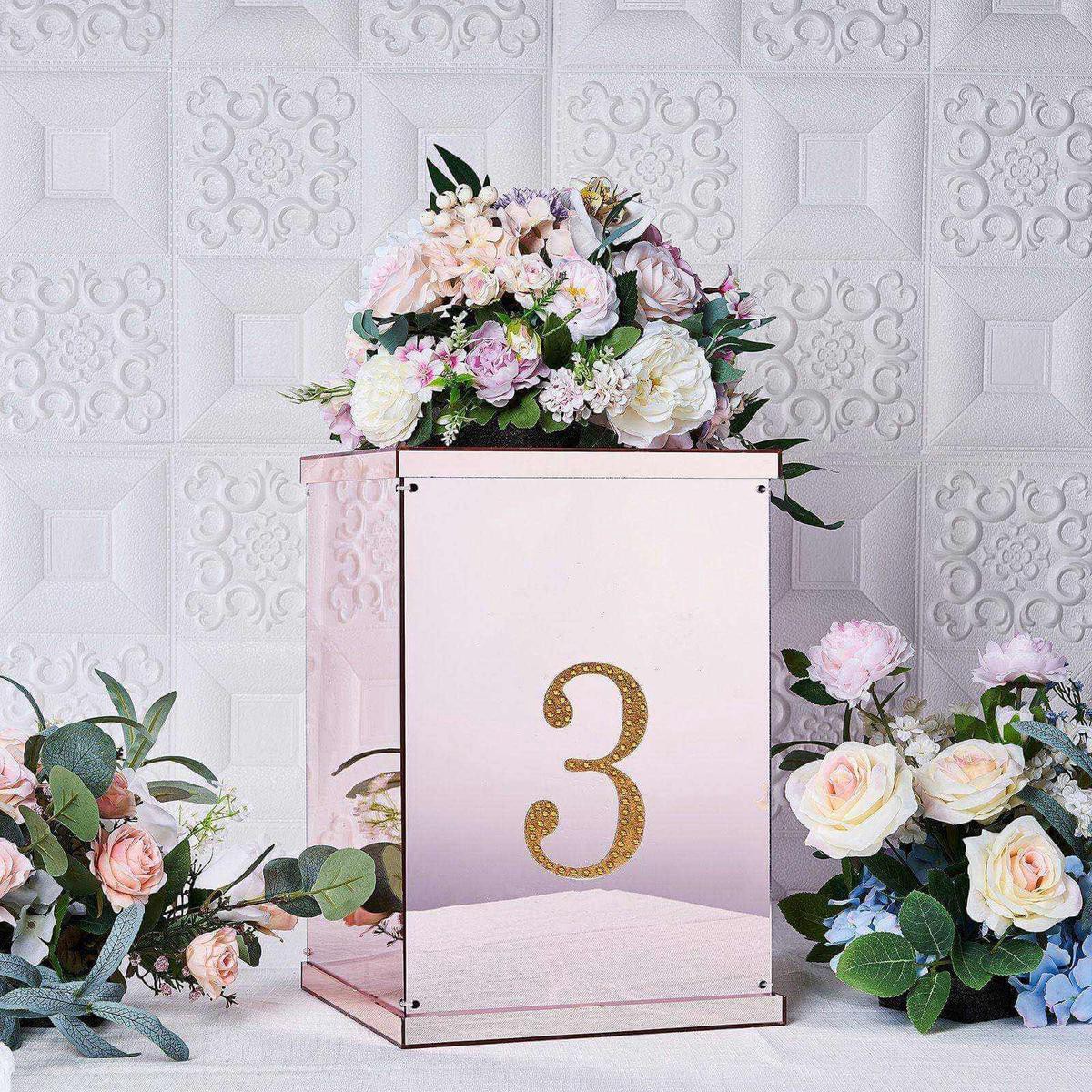 Decorative Rhinestone Number 822138221 Stickers 68221 Gold Glitter Adhesive Craft Numbers 8211 DIY Sparkle Embellishments